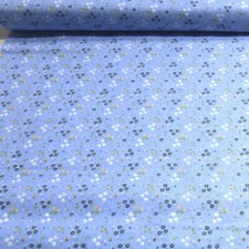 Baumwollstoff Kinderstoff WinterStoff  Meterware Kinderflanell Blumenmix