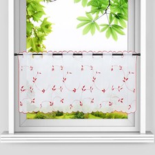 Scheibengardine mit Tunnelzug