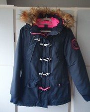 SUPERDRY RESCUE NAVY  Kinder/Damen Winter Parka Jacke Größe XS  