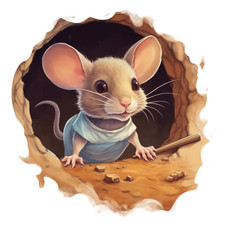 Car sticker sticker cute mouse