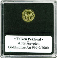 Fidschi 10 $ 2010, Altes Ägypten -Falken Pektoral, 999,9Gold 0,5 gr., PP, D.11mm