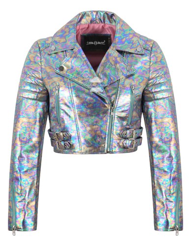 Damen echtleder regenbogen - damen,