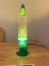 ♥ Retro Lavalampe Grün Deko Lampe Tisch Lampe 34 cm Lava ♥