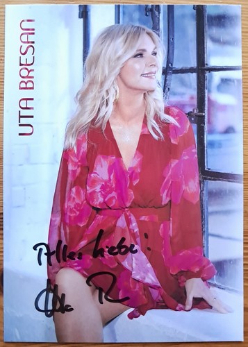 Uta bresan orig autogramm - uta,