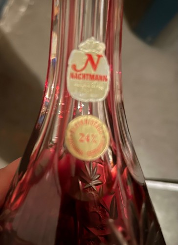 Karaffe nachtmann rubinrot - karaffe,