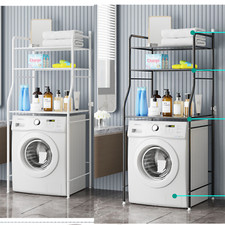 Toilettenregal Waschmaschinenregal Badezimmer Bad Regal WC Standregal 3 Ablage