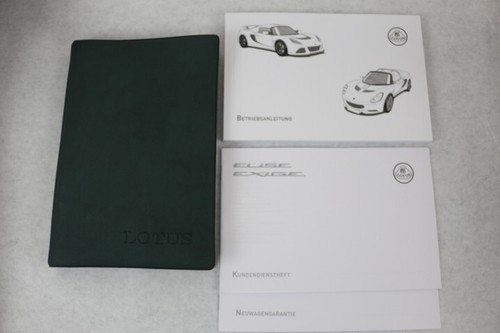 Lotus elise exige bordmappe - /,