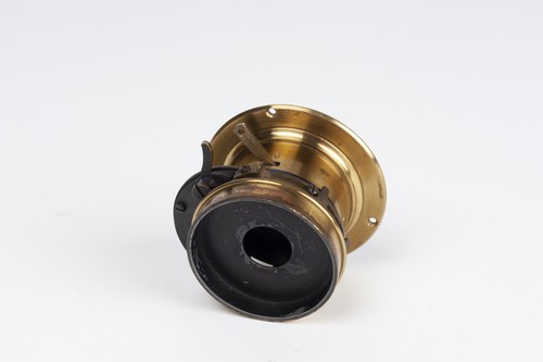 Brass lens with - shutter, around