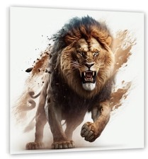 laufender Löwe art Pop Modern