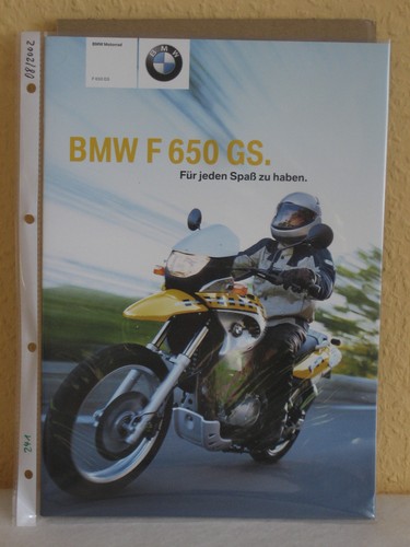 Bmw motorrad prospekt 650 - f,