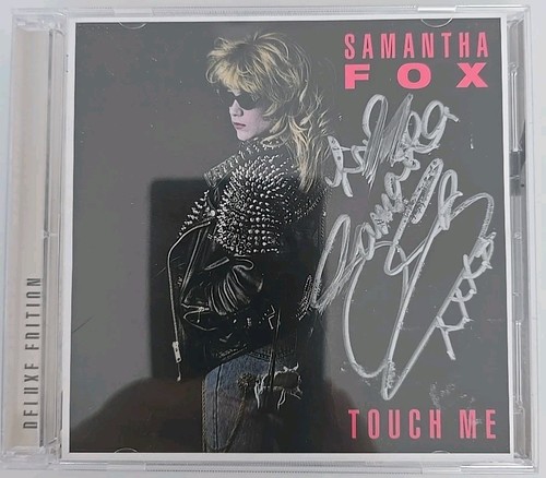 Samantha fox autogramm - samantha, cd
