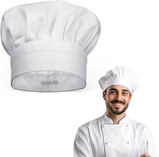 Kochmütze Weiß mit