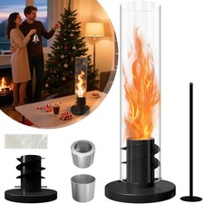 Tischfeuerschale Tornado Flamme Tischfeuer Deko Tischleuchte für Wohnzimmer