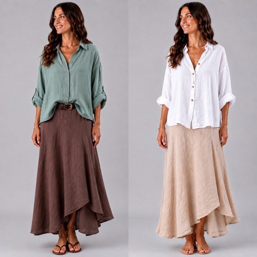 Damen leinenbluse weiß - damen,