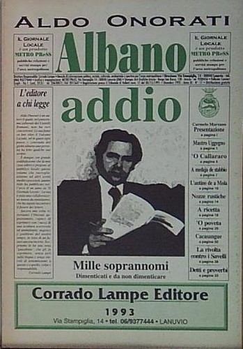 Aldo onorati albano addio - onorati,