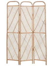Raumteiler aus Rattan natürlich / beige 106 x 180 cm 3-teilig Paravent Cosenza