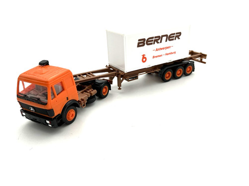 Herpa mercedes container - herpa, sk
