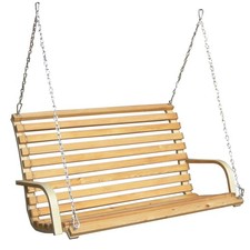 Holzbank Hollywoodschaukel Bank Hollywood Schaukel Swingbank Hartholz Sitzbank