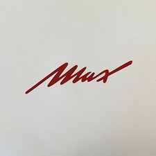 Aufkleber NSU Max * rot * Sticker Logo Abziehbild * Oldtimer * Motorrad
