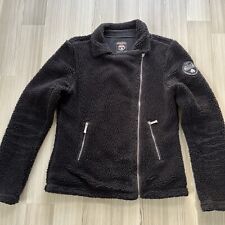 Napapijri Teddyfell Fleecejacke Damen Gr.M Schwarz