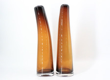 2x Mundgeblasene Glasvase 27