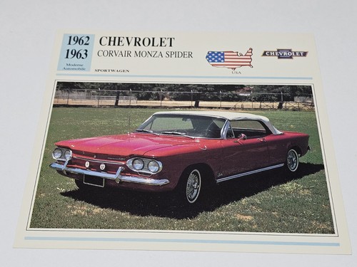 Chevrolet corvair monza spider - chevrolet,