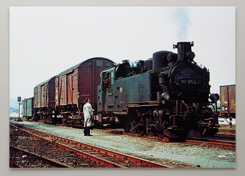 Postkarte dampflokomotive 99 - postkarte,