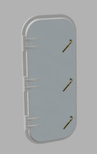 Türe ohne Bullauge passend zu Graupner Robbe Krick