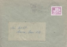 #0047 DDR 2501 auf Bedarfsbrief 55 Nordhausen, 1982 - IFA Dieselmotoren Nordh.