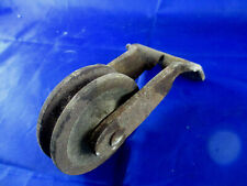 Vintage Seilzug Rolle Flaschenzug Textilkabel Halter für Lampe Leuchte Loft 