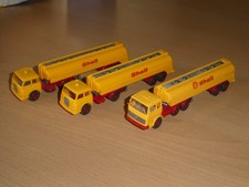 Wiking LKW - 3 x Shell Tanksattelzug - 2 x Pausbacke 1 x MB 2223