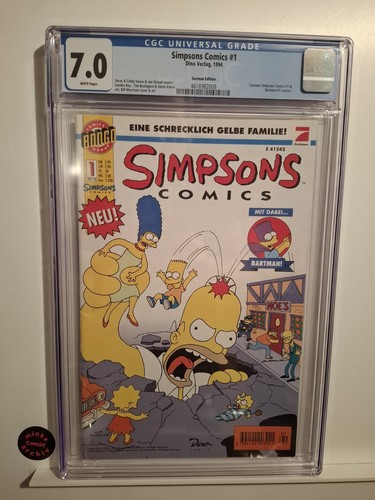 Cgc simpsons comics - cgc, 7.0