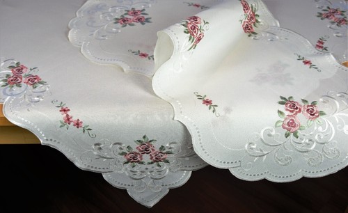 Tischdecke rosen - tischdecke,