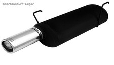 Ulter Sportauspuff Peugeot 206 Fließheck 03-08 95x65mm oval eingerollt