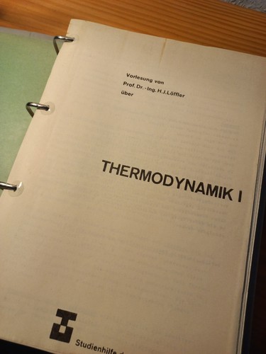 Thermodynamik ii 1 2 - ii, 1+2