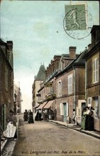 Ak Langrune sur Mer Calvados, Rue de la Mer - 2594183