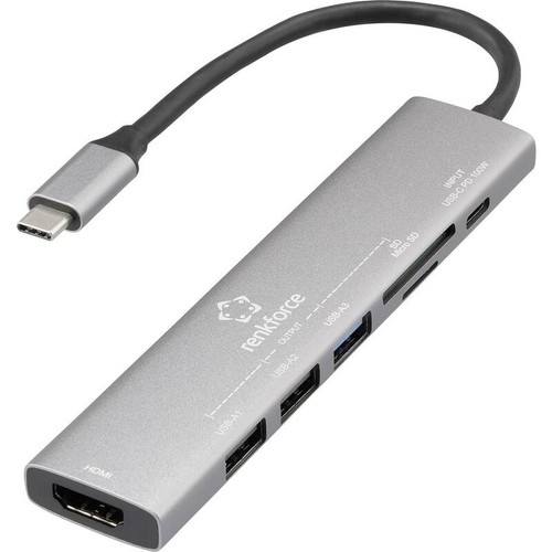 Renkforce usb dockingstation - usb-c,