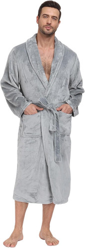 Herren flanell bademantel - herren,