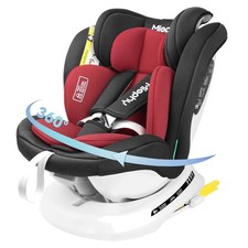 I-Size Autositz, 360° drehbar, Isofix, Gruppe 0+/1/2/3, 40-150 cm, Baby
