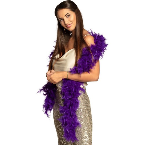 Lila federboa karneval - lila,