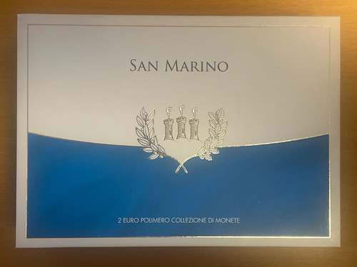 Münzset san marino 5x2 - marino, euro