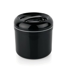 Eiseimer Eiskübel Eiswürfel Eimer Kübel Box PP Ø 21 cm 4 l doppelwandig schwarz