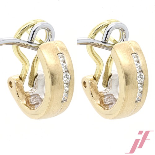 Creolen 585 gelbgold mit - 585,