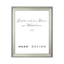 Bilderrahmen LUNA in 49 Größen Silber Antik 100x100 Wechselrahmen Foto Poster