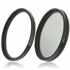 UV Filter & CPL Filter Polfilter Set für 37mm 40,5mm 43mm 46mm 52mm 55mm