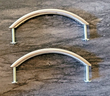2 Möbelgriffe Edelstahl matt 100 mm