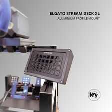 Elgato Stream Deck XL Holder for Alu-Profile Rig | adjustable