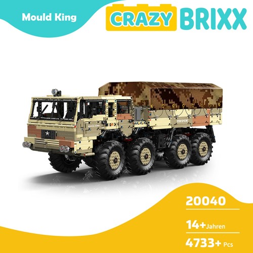 Mould king 20040 militär lkw - mould,