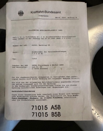 Alufelge intra - alufelge,