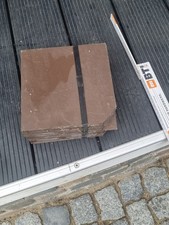 20 Stück Eternit Fassaden Platten 20x20 cm gestutzt braun